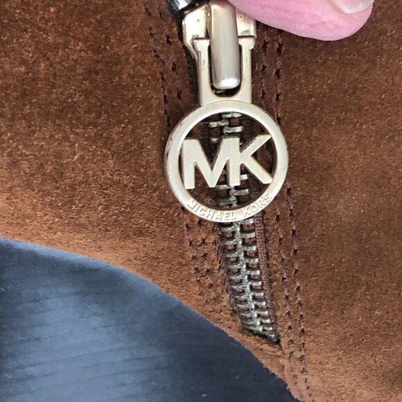 Michael Kors Leather Wedge Booties - Picture 10 of 13